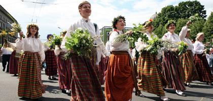 Procession of the Nationwide Latvian