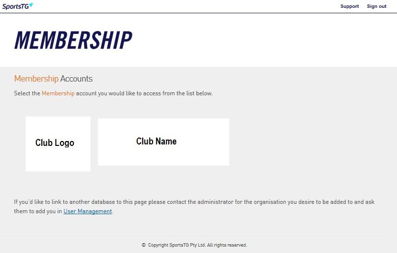 Step 4 Opening your STG Competitions database 1. Click on Membership Database 2.