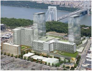 Fort Lee The three projects being developed in Fort Lee are Hudson Lights, The Center at Fort Lee and 69 Main Street--all near the foot of the George Washington Bridge.