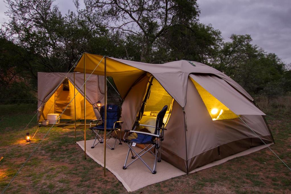 Spacious explorer tents with