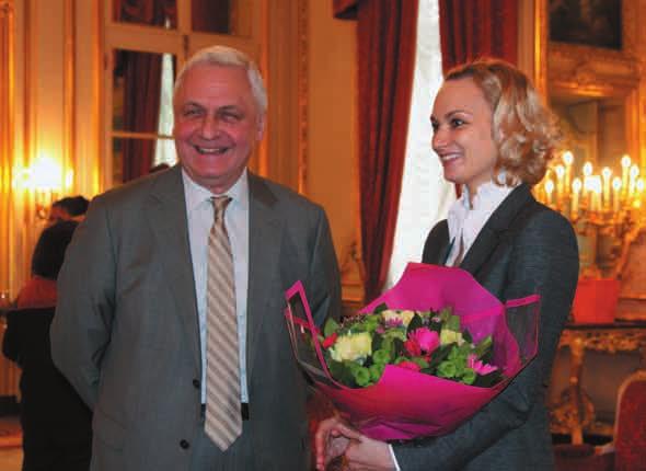 IRINA KOLESNIKOVA S PARIS TRIUMPH On 6th February 2012 at the Russian Federation Ambassador s residence in Paris a dinner was given in honour of the Prima Ballerina, Irina Kolesnikova.