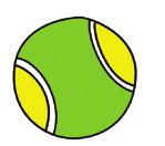 11 + or Yellow Felt Ball Balls For ages three to eight, the oversized, red-and-yellow, lowcompression felt balls