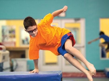 Starting with the basic fundamentals of tricking and Parkour, campers train in the art of movement, face challenging obstacles and learn flipping techniques from our experienced instructors.