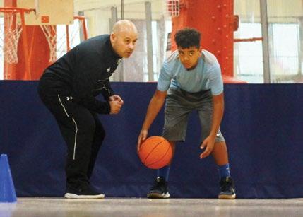 27 BASKETBALL AGES 12-17 Basketball Camp allows players to fine-tune all aspects of their game, equipping them with the tools needed to compete at their best level.