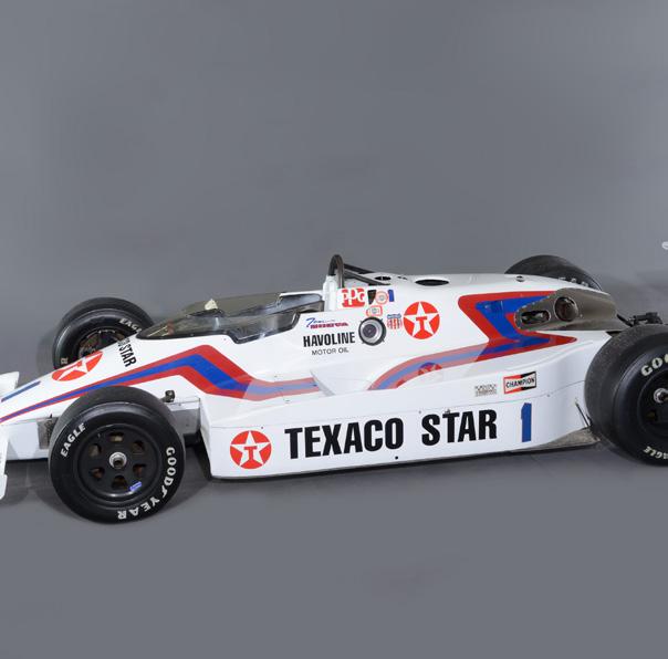 1-1984 MARCH/TEXACO STAR: TOM SNEVA The Car: Beginning in the 1980s aerodynamic designs for Indy cars could be modeled and tested on a computer before the car was built.