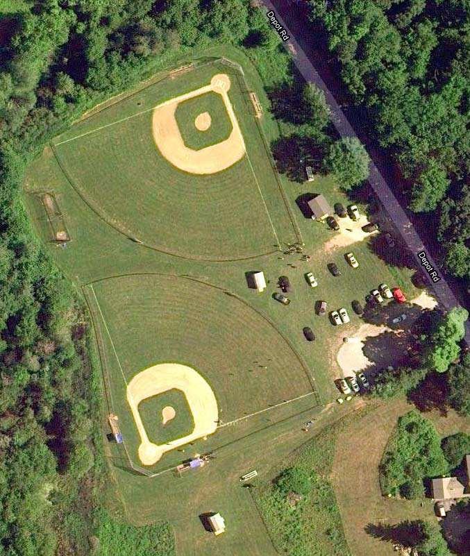 I. H. AERIAL VIEW OF RYAN LAND FIELDS