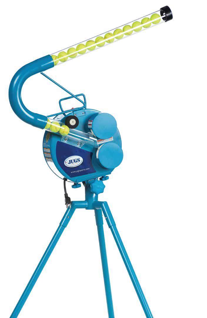 Small-Ball Pitching Machine $199 M7000 The toughest thing to do in sport is hit around ball with a round bat. Now try it with a bat and ball half the size.