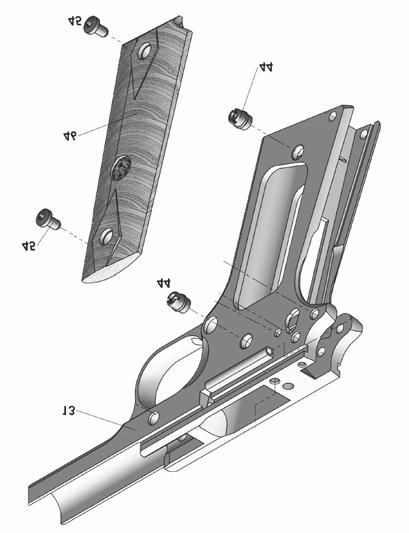 RUGER SR1911 LIGHTWEIGHT COMMANDER SUPPLEMENTAL PARTS LIST & EXPLODED VIEW Please See Pages 43-44 For All Other Parts Lists and Exploded View Drawings Key No.