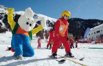 CHILDREN S SKI SCHOOL Snowgarden During 1,5 hours your child will get used to skiing in a playful way. It can enjoy the Swiss Snow Kids Village in the Skiworld Languard. Age 3 4 years old Duration 10.