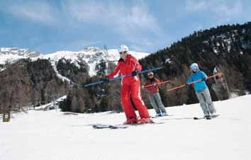 ADULTS SKI CONDITIONS Adult Classes Ski (Beginner) Courses for beginners in the middle of Pontresina in the ideal practice area Kids Skiworld Languard.