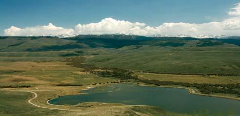 This sporting property borders the Bridger-Teton National Forest, BLM, and State lands and has been used for hay production and cattle grazing in the past.