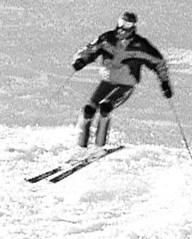 movements to unweight the skis; active twisting movements of the feet and legs to redirect the skis; and tipping the feet and legs to edge the skis when they return to the snow (to create a solid