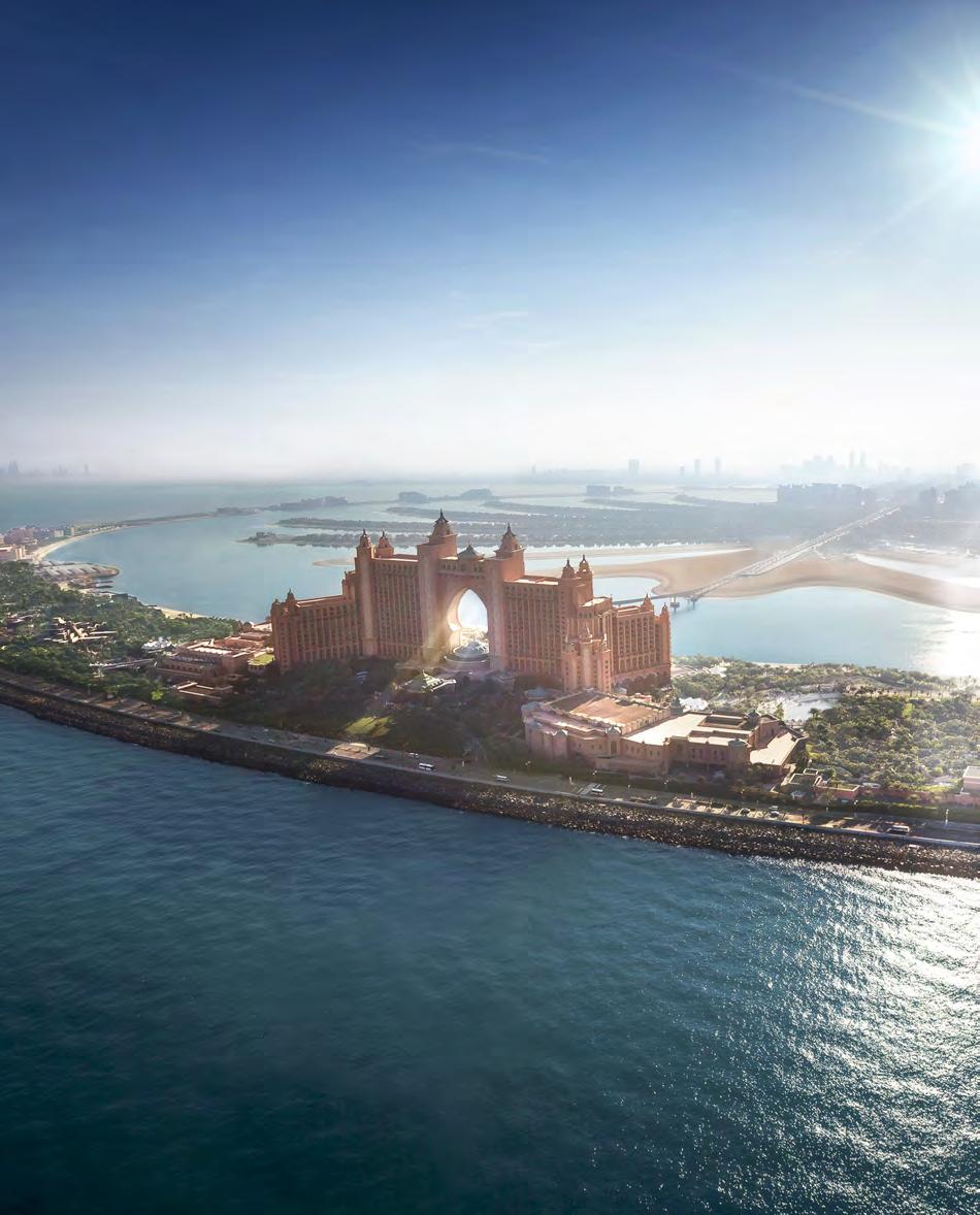 Atlantis Spread across 47 hectares with 17 hectares devoted to its acclaimed water park, Atlantis is one of Dubai s most iconic fivestar family hotels.