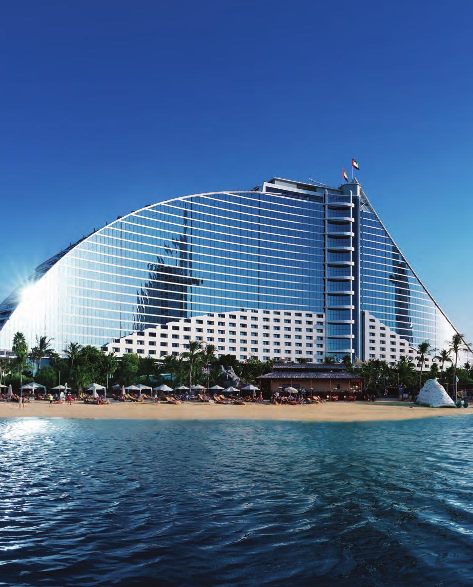 Jumeirah Beach Hotel This luxury family beach resort is so well loved that it has quickly become an icon of Dubai.