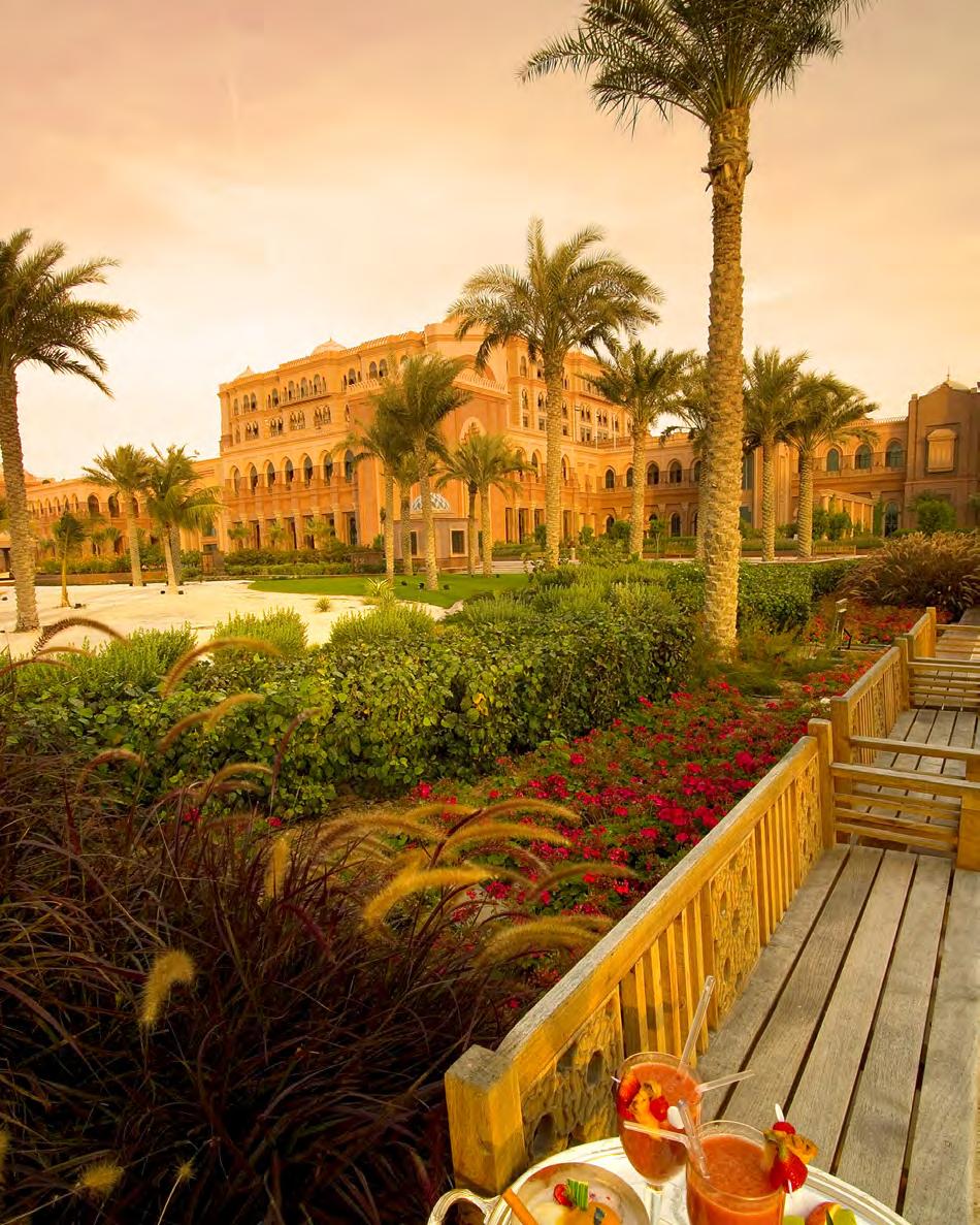 Emirates Palace ABU DHABI Known all over the world as an opulent royal paradise, the Emirates Palace grants its visitors the chance to live their greatest Arabian fantasies.