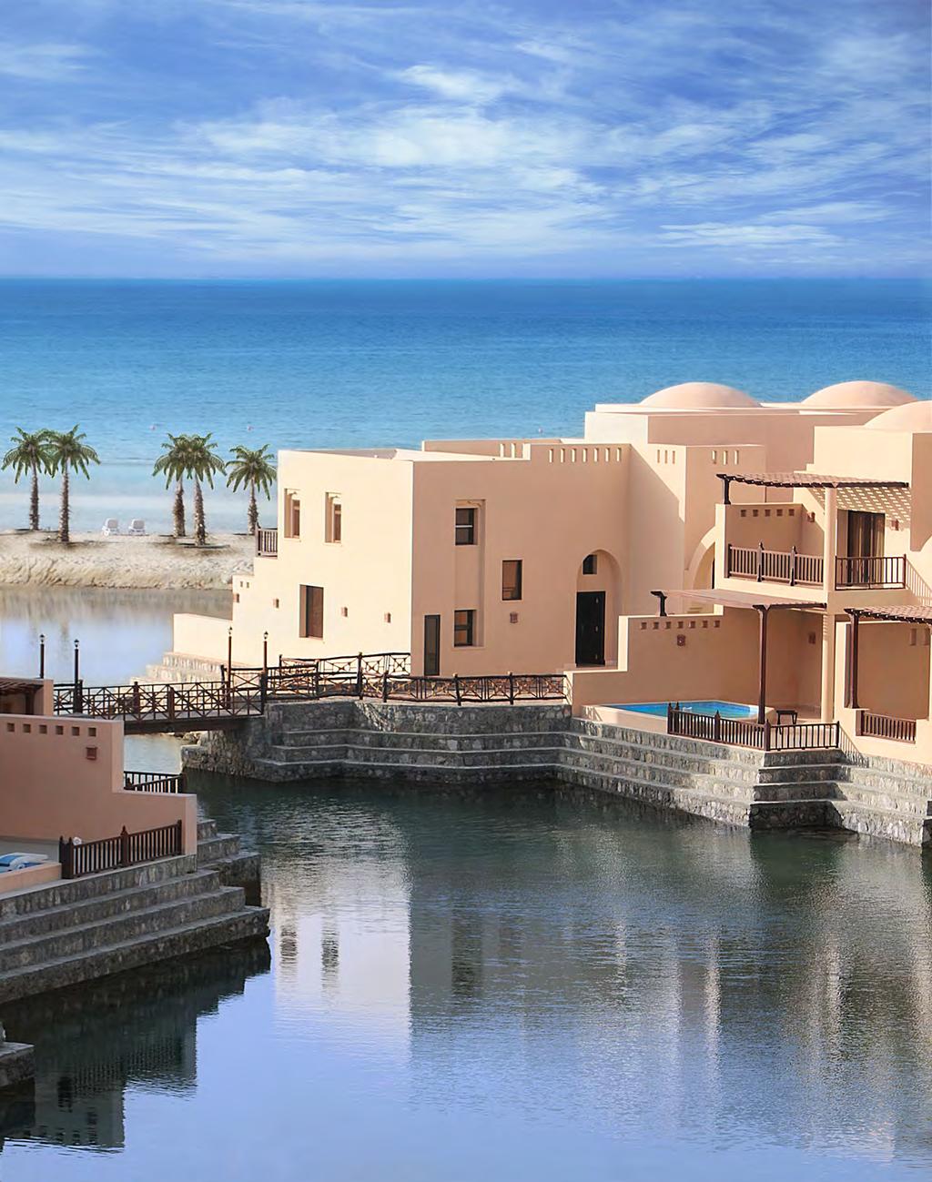 Cove Rotana RAS AL KHAIMAH An idyllic property that looks a lot like a dreamy, quiet village, Cove Rotana takes pride in the five-star paradise it has designed for travellers looking for a serene