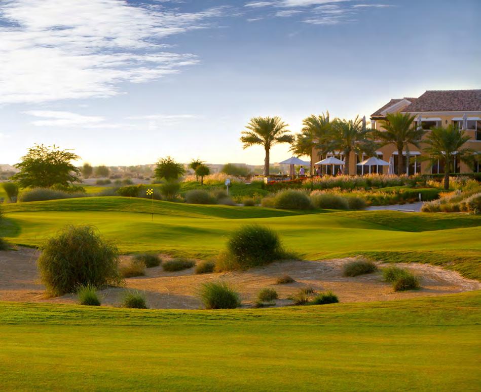 MANAGED BY Arabian Ranches Golf Club 18 HOLE, PAR 72 The course is an 18 hole, par 72 signature course designed by Ian Baker-Finch in association with