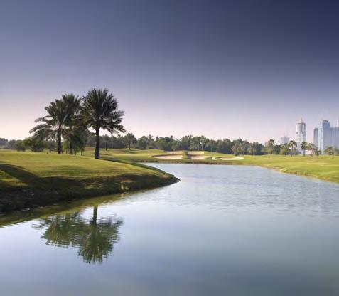 Emirates Golf Club 18 HOLE, PAR 72 Emirates Golf Club, host of the European Tour sanctioned Omega Dubai Desert Classic and Omega Dubai Ladies Masters, was the first all-grass championship