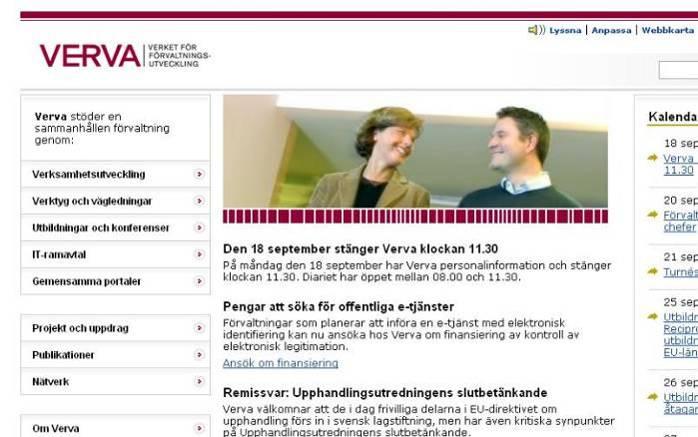E-administratsiooni juhtnöörid, Rootsi Valdkond: Informatsioon ja kommunikatsioon, DAP tegevussuund 6 Kõik kasutajad Puuduvad Kõik riigid Iseloomustus: Universaalse disaini standardid ning juhised