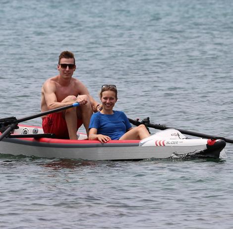 RowVista, the innovative system with automatic blade feathering, you row in