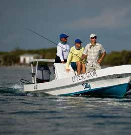 5 hrs away. Bacalar Chico National Park and Marine Reserve (BCNPMR) is protected and part of UNESCO World Heritage Site on the northern part of Ambergris Caye. It is a great fishery and takes 1 1.