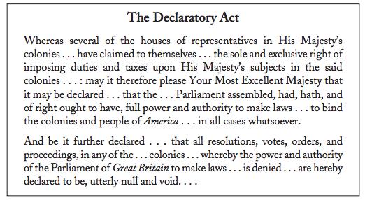Businesses in England that sold goods to the colonies were losing money because of the colonial boycott, and this forced Parliament to repeal the Stamp Act only a year after it was passed.