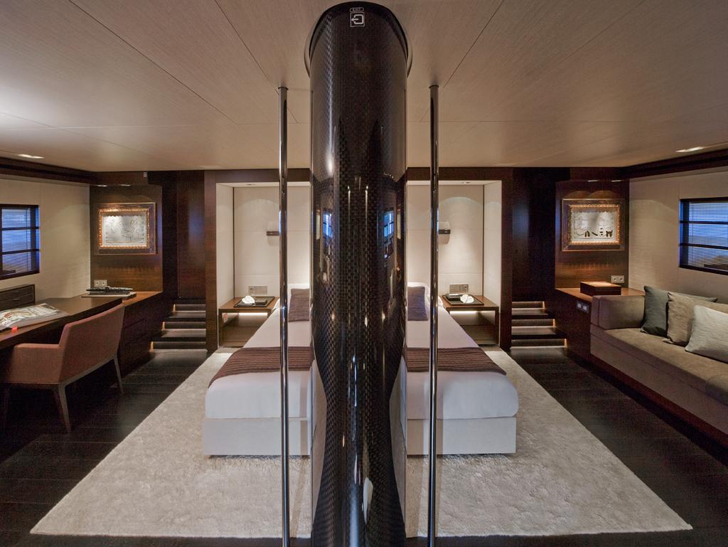 OWNERS STATEROOM The owner s stateroom is exceptional, with the mizzen