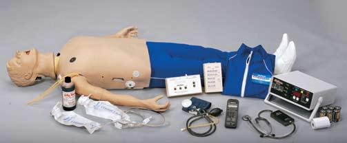 Deluxe Plus CRiSis Auscultation Manikin LF03968U LIST OF COMPONENTS: CRiSis manikin, Full Body Manikin with Airway Larry Management Head IV Arm Blood Pressure Arm Electronic Blood Pressure Control