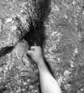 To jam place a hand or foot into a crack, then turn your foot or flex your hand so that it is snugly in contact with both sides of the crack.