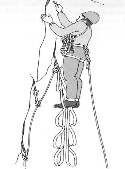 Fifi Hook General: Aid Climbing can be very strenuous and exhausting work and mentally taxing as well, constantly standing and