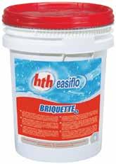 feeders hth EASIFLO EASIFLO EASIFLO Hopper capacity in kg s Number of briquette sprays Base wall wash down system Insoluble s rinse system Safety lid cut off switch Chlorine solution strength based