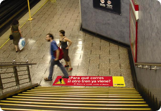 Wide stairs make falls more likely Clear
