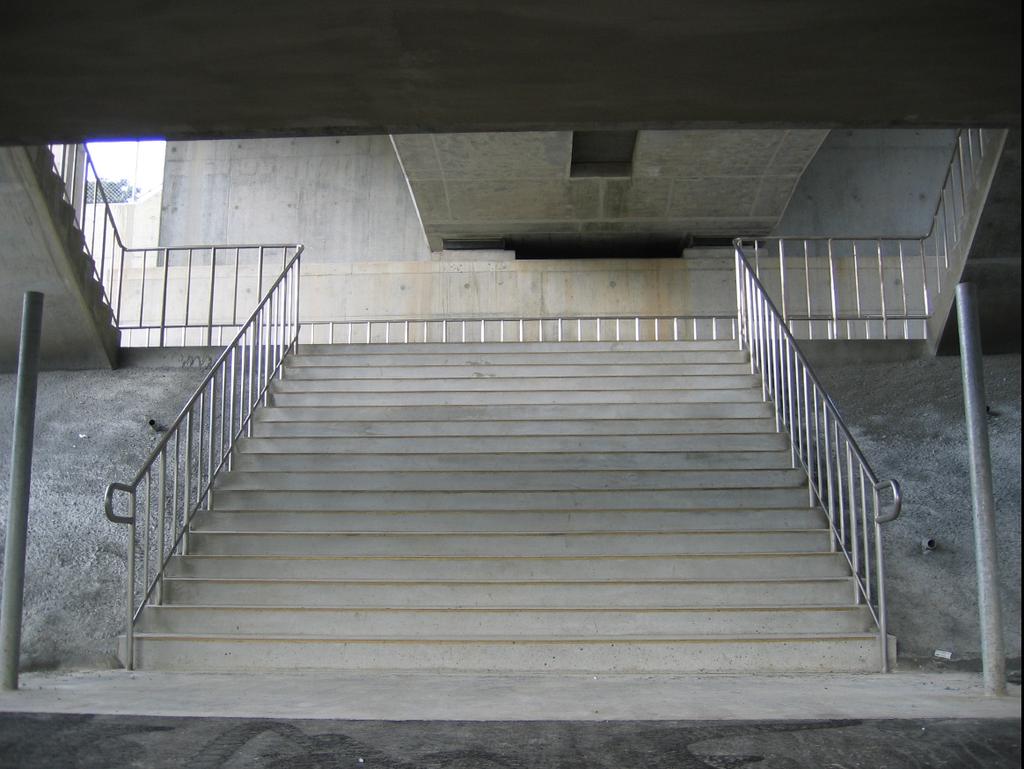 safety greatly by putting hand rails up the