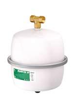 expansion vessels for potable water installations Without an expansion vessel for sanitary appliances, the safety-valve (inlet combination) will leak water every time water is heated causing water