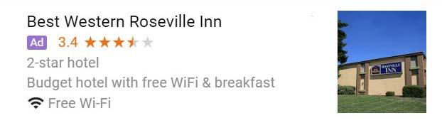 When searching for a hotel,