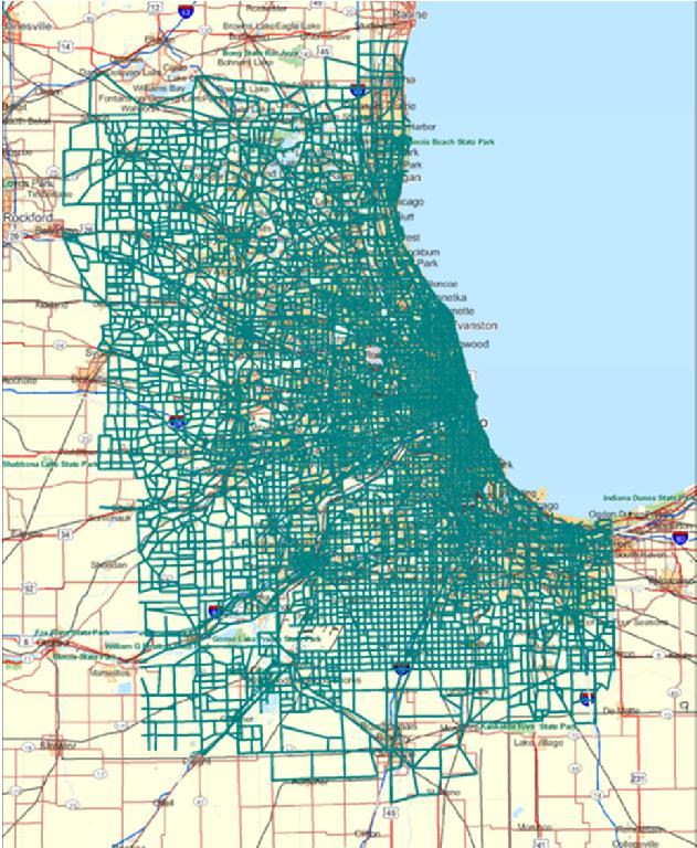 The Chicago Test Network 1,790 zones 11,192 nodes 39,018