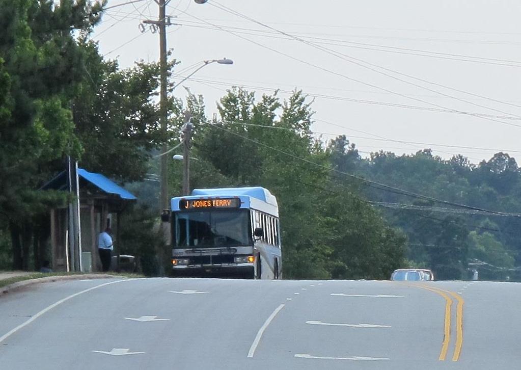 Chapel Hill Transit bus stop at Collins Crossing apartments Highest ridership stop in Carrboro J route, one of