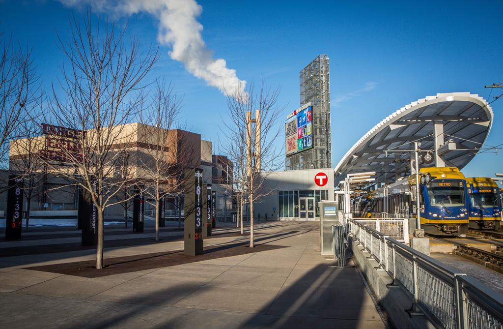Getting here: Blue and Green Light Rail Lines and Northstar, walking, and biking The HERC Facility Visitor Center is located at 435 N. 5th Street, Minneapolis, MN 55401.