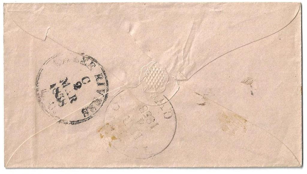 Gregoire (Nicolet county) with manuscript postmark