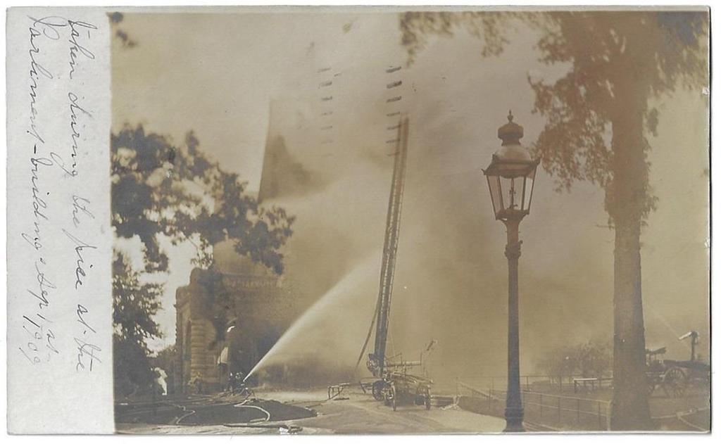 Item 282-43 Queen s Park fire 1909, 1 Edward