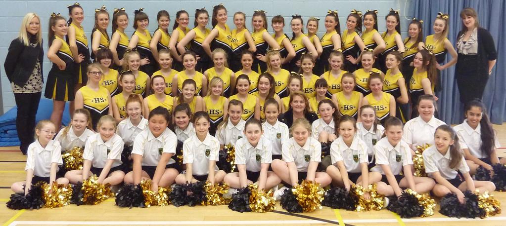 Page 5 High Flyers Top The Tables On 24th January the Healing High Flyers Cheerleading Squad competed in an Inter Schools Competition at Oasis Academy Wintringham.