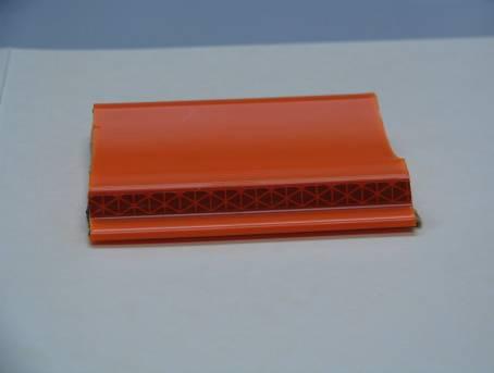Avery Dennison Product. 1b. Filtrona Extrusion Product. 1c. Rayolite Product. Figure 6. Fluorescent Orange RRPMs.