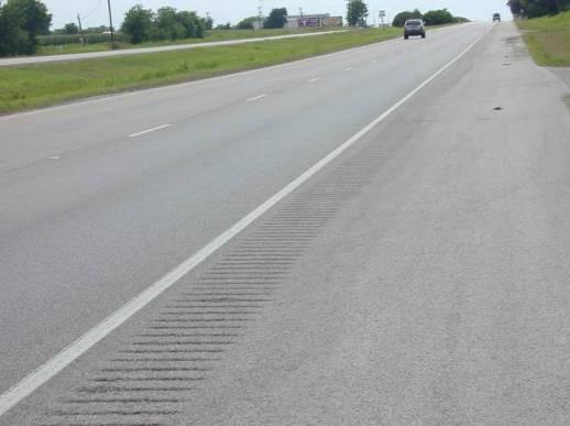 These include traffic buttons, profile markings, preformed thermoplastic, or raised sections of asphalt