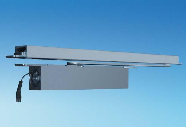 GEZE Boxer EFS size 4 Integrated door closer with freeswing-function Product features Closing force 4 according to EN 1154 A Closer fully integrated into the door leaf and the guide rail is only