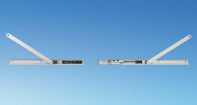 GEZE Boxer ISM for double-leaf doors with integrated mechanical closing sequence control Product features Closer sizes 2-4 / 3-6 EN 1154 A 1) ISM guide rail with integrated mech.