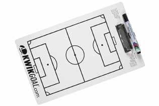 Easily show your tactics to your players during games or at halftime.
