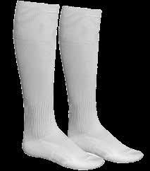 Polyester & spandex blend performance material with a cotton padded foot for