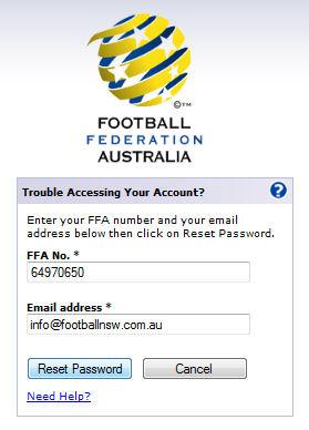 Note: When entering in Last Known Club type slowly and you will see Club names matching what you have entered appear under the box. Select the correct one. e. If the data matches, the screen to the right will appear, please enter in your current email address.
