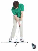 Make a few half swings to ensure you are in the correct position and clipping the top of the