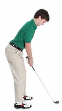 position and the distance you should stand from the ball.